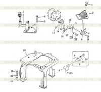 Рычаг управления лезвием (PD320Y-1) Рычаг управления лезвием (PD320Y-1)